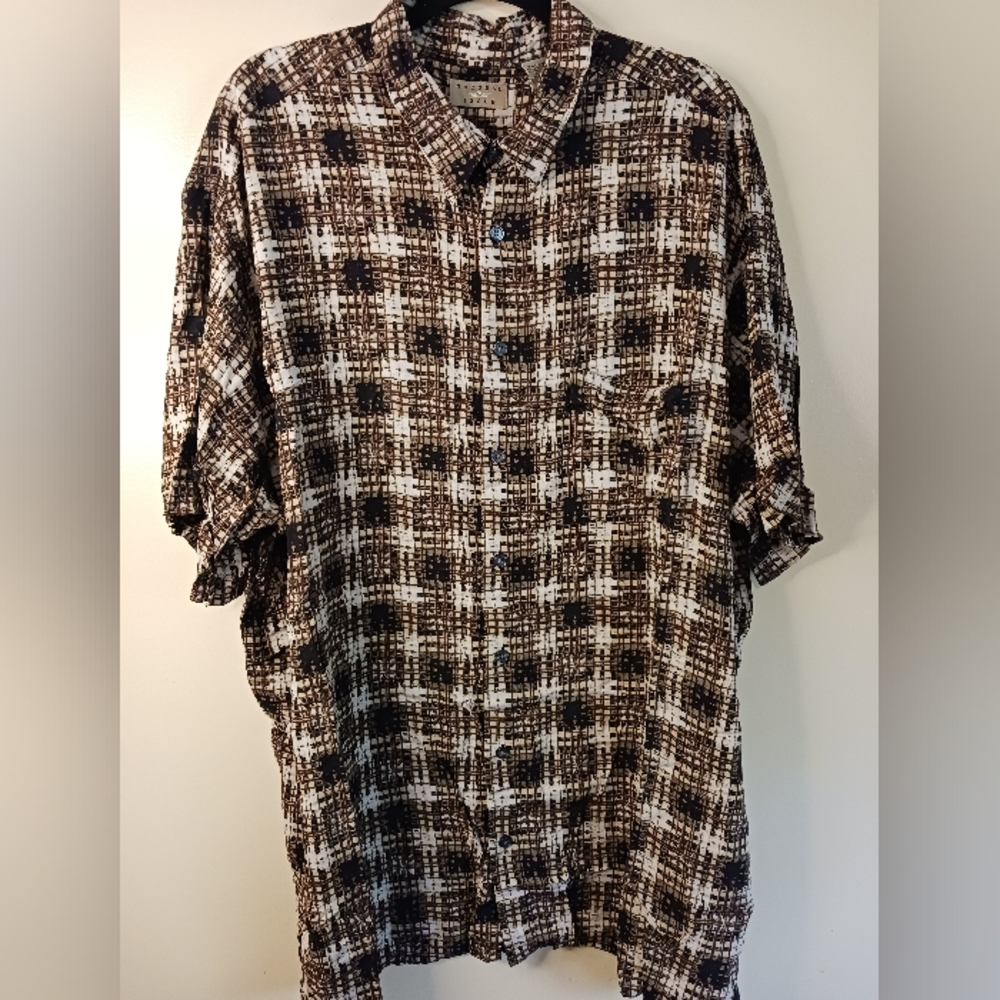 Vintage Natural Issue Hawaiian Boho Shirt